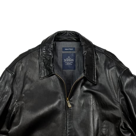 USED 90-00S "NAUTICA" LEATHER JACKET