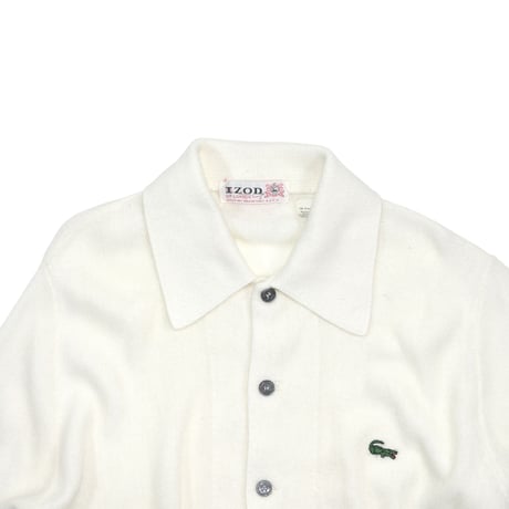 USED "80'S-90'S IZOD LACOSTE" BUTTON UP KNIT