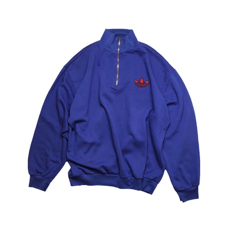 USED "80'S ADIDAS" HALF ZIP SWEAT