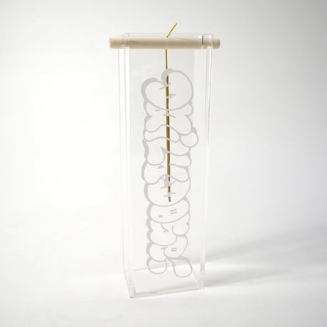 DDQS "BUBBLE LETTER" ACRYLIC INCENSE BURNER