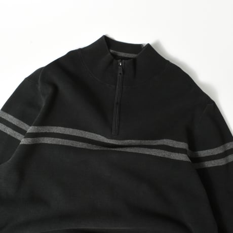 USED "DKNY" COTTON HALF ZIP KNIT