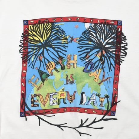 USED 90'S "EARTH DAY IS EVERY DAY" T-shirt