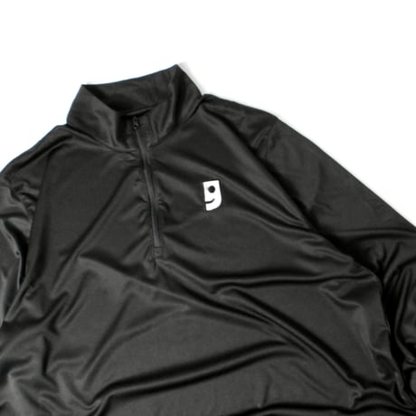USED LOGO POLY HALF ZIP