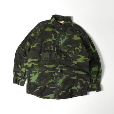 USED 90'S "CABELA'S" CAMO L/S SHIRT