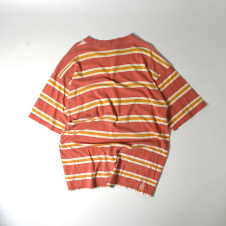 USED "LIFE ADVENTURES DASH" BOADER POCKET T-shirt