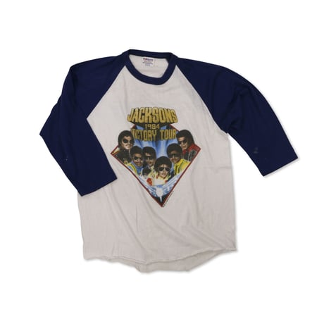 1984 JACKSONS TOUR RAGLAN SLEEVE Tshirts