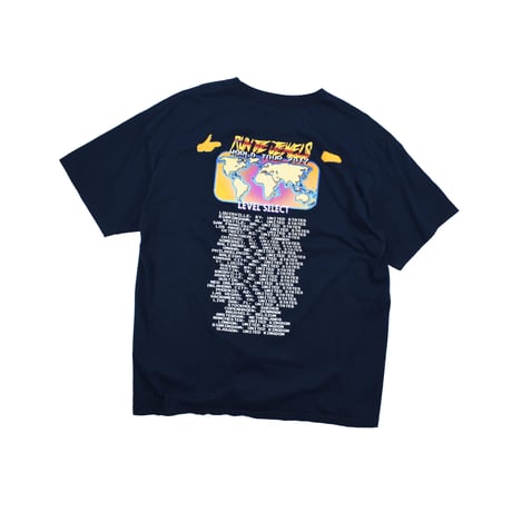 USED "RUN THE JEWELS / WORLD TOUR 2017" T-shirt