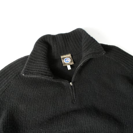 USED 90’S "NAPAPIJRI" HALZIP WOOL KNIT
