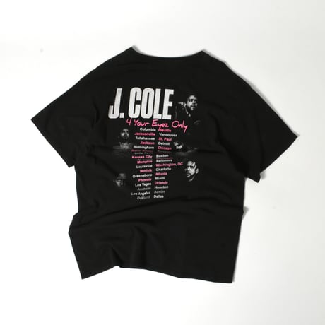 USED "J. COLE / 4 YOUR EYEZ ONLY" TOUR T-shirt