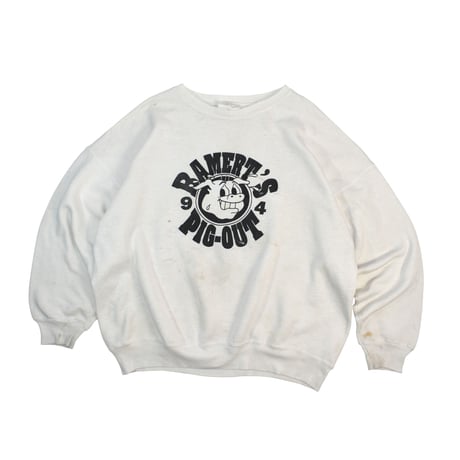 USED "BAMERT'S PIG-OUT" CREW NECK SWEAT
