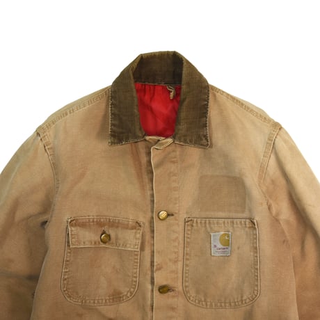 USED 80’S “CARHARTT” QUILTING LINER DUCK COVERALL
