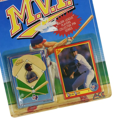 DEADSTOCK "M.V.P / NOLAN RYAB" PINS&CARD