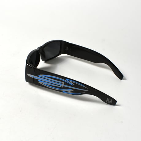 "HAND PAINTED PINSTRIPE SUNGLASSES"