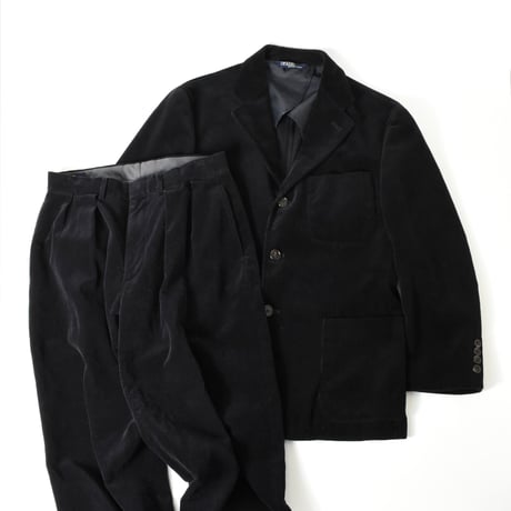 USED 90-00’S "POLO by RALPH LAUREN" CORDUROY TAILORED SETUP
