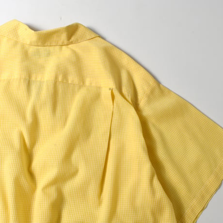 USED "TENDER LOVING CARE" 4POCKET GINGHAM SHIRT
