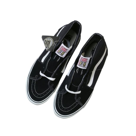 LATE 90'S DEAD STOCK VANS "SK8-HI" BLACK / WHITE