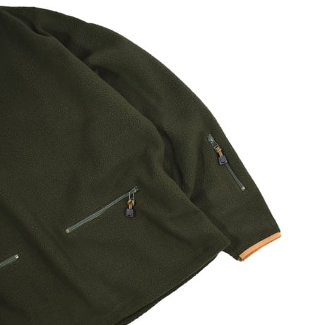NOROLL "FLEECE V NECK SWEATER"