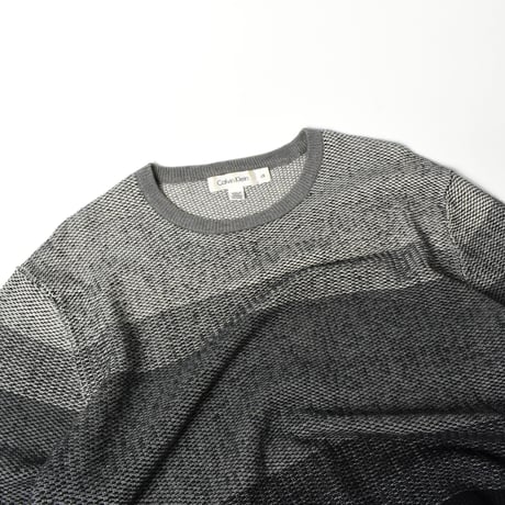 USED "CALVIN KLEIN" COTTON KNIT SWEATER