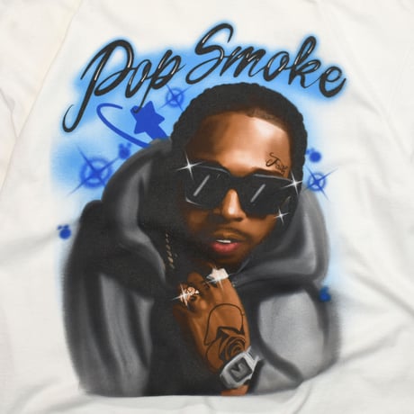 USED "POP SMOKE" MERCH T-shirt