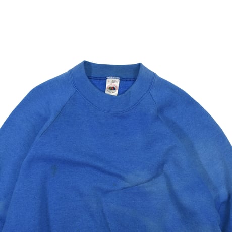 USED 90'S "FRUIT OF THE LOOM" FADED RAGLAN SWEAT