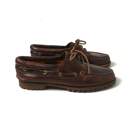USED "TIMBERLAND" 3 EYE BOAT SHOES