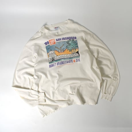 USED 90'S "SAN FRANCISCO HALF MARATHON & 5K" L/S T-shirt