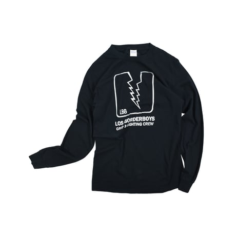 USED "LOS BORDERBOYS / GRIP & LIGHTING CREW" L/S T-shirt