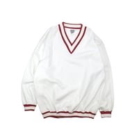 USED "PLUMA" RIBLINE V-NECK SWEAT