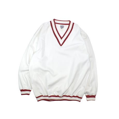 USED "PLUMA" RIBLINE V-NECK SWEAT