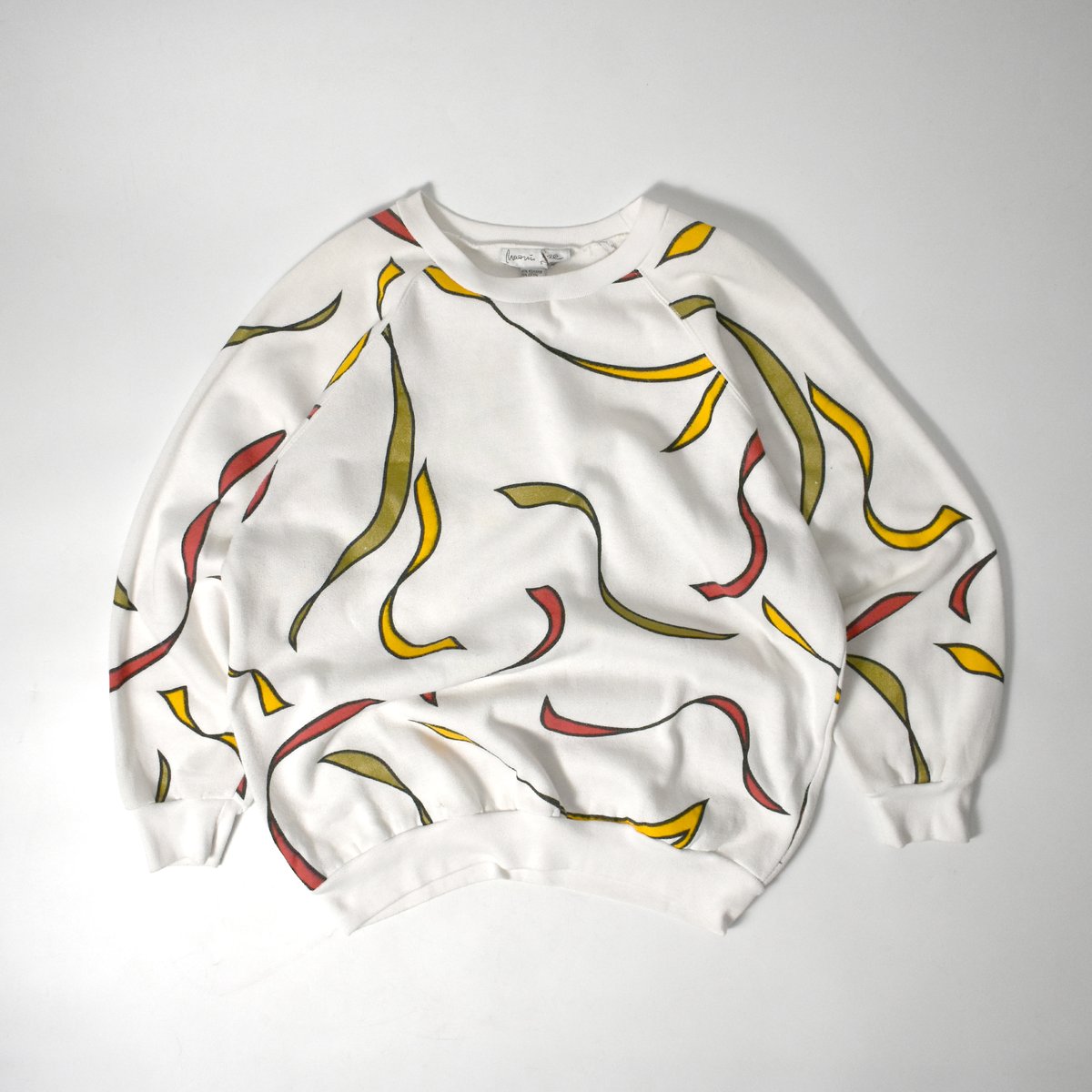 USED UNKNOWN GEOMETRIC PRINT RAGLAN SWEAT | DAI