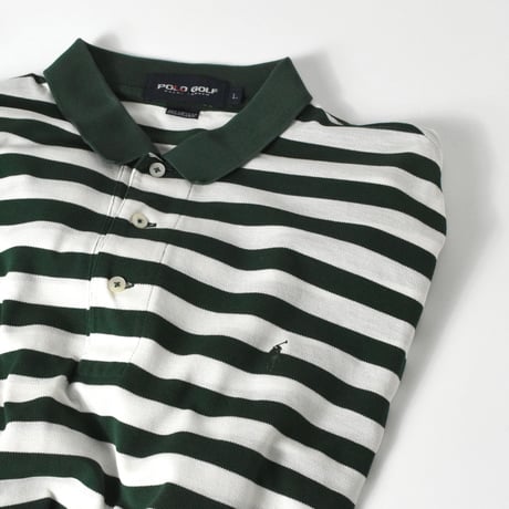 USED 90'S "POLO GOLF" BOADER L/S POLO SHIRT