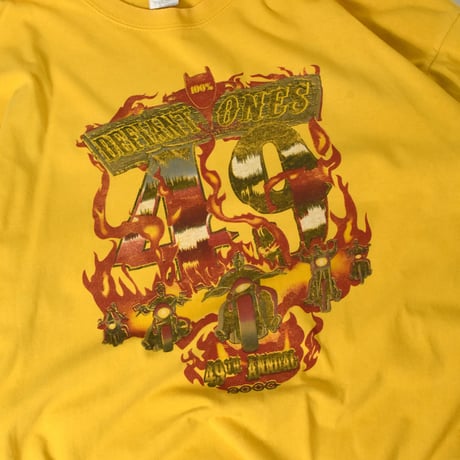 USED "DEFIANT ONE'S MOTORCYCLE CLUB" L/S T-shirt