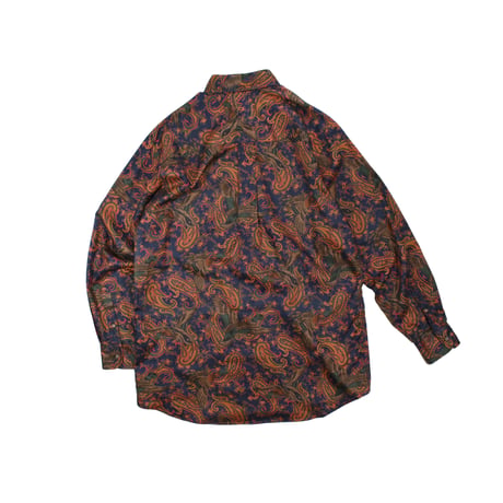 USED 90'S "CLUB ROOM" PAISLEY SHIRT