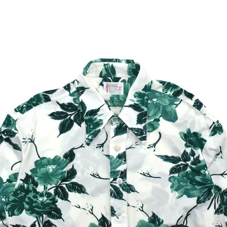 USED 90'S "SPIEGEL" FLORAL NYLON SHIRT