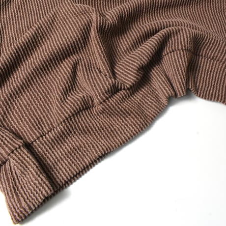 USED "WHITE BIRCH" HALFZIP RIB KNIT