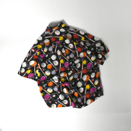 USED 90’S "COLORE ITALIA" RAYON PLAID SHIRT