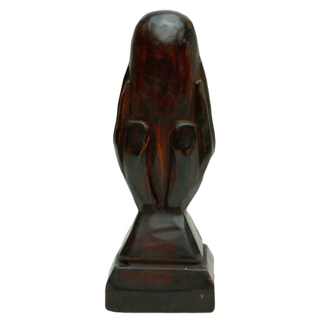 WOODEN  FACE ORNAMENT