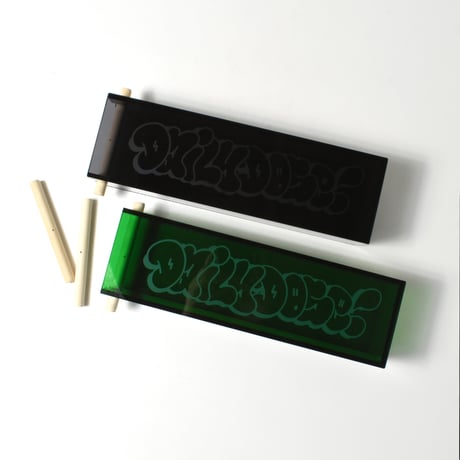DDQS "BUBBLE LETTER" ACRYLIC INCENSE BURNER