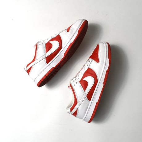 USED "NIKE / DUNK LOW RETRO CHAMPIONSHIP RED"
