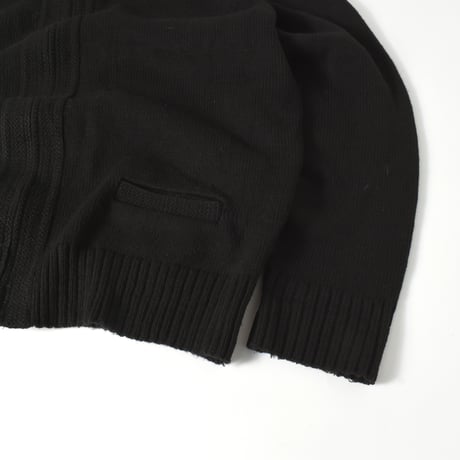 USED "SFKM / A+" FULL ZIP CARDIGAN SWEATER
