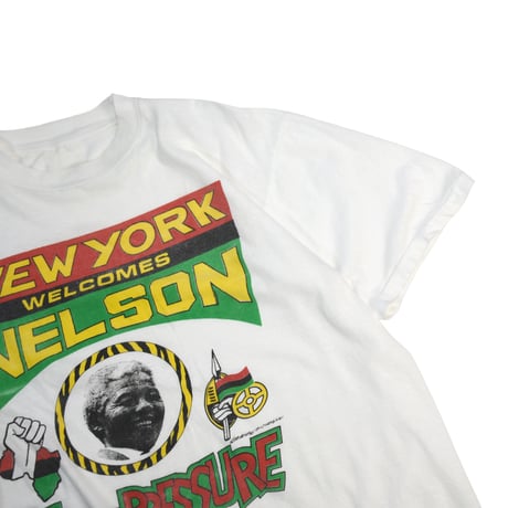 USED "NEW YORK WELCOMES NELSON" T-shirt