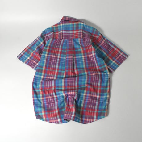 USED 90’S "EDDIE BAUER" PLAID S/S SHIRT