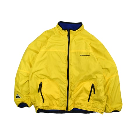 USED "POLO SPORT" REVERSIBLE FLEECE & NYLON JACKET