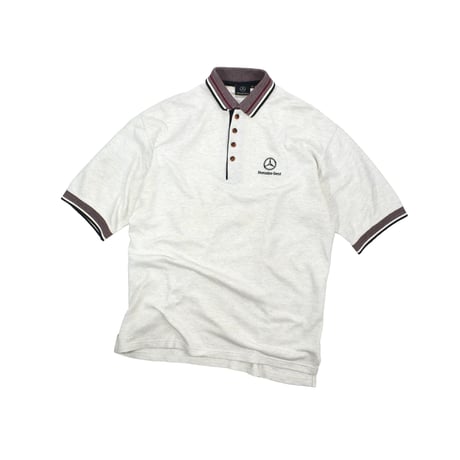 USED 90'S "MERCEDES BENZ" POLO SHIRT