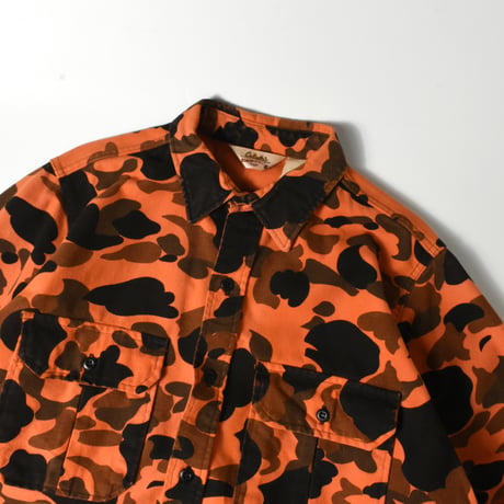 USED 90'S "CABELA'S" DUCK HUNTER CAMO L/S SHIRT