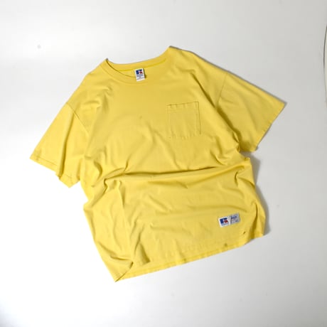USED 90'S "RUSSELL ATHLETIC" POCKET T-shirt