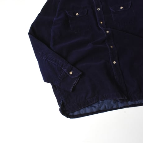 USED 70'S "ARROW SPORTSWEAR" QUILTED CORDUROY L/S SHIRT