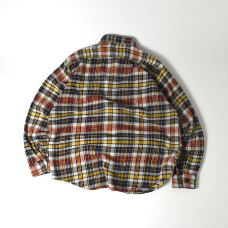 USED 70'S "BIC MAC" HEAVY NEL SHIRT
