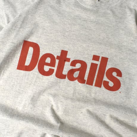 USED 90’S "DETAILS" T-shirt
