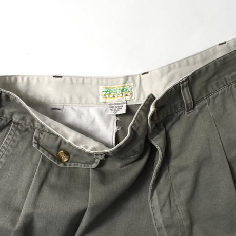 USED 90'S "ASHCEEK TRADING" 2-TUCK SHORTS